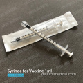 Covid leerer Spritze Impfstoff 1ml